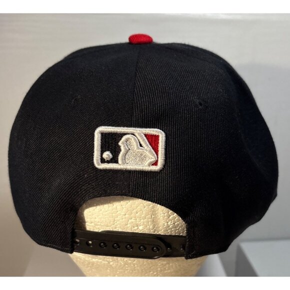 New Era Boston Red Sox Hat 9Fifty Snapback Black Red Splash Logo MLB Baseball - Picture 3 of 8